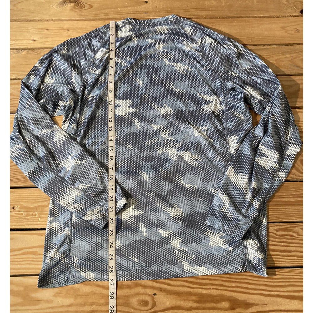 Simms Patterned Long Sleeve Athletic Shirt Size M… - image 6